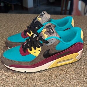 Nike ridgerock turbo green air max shoes